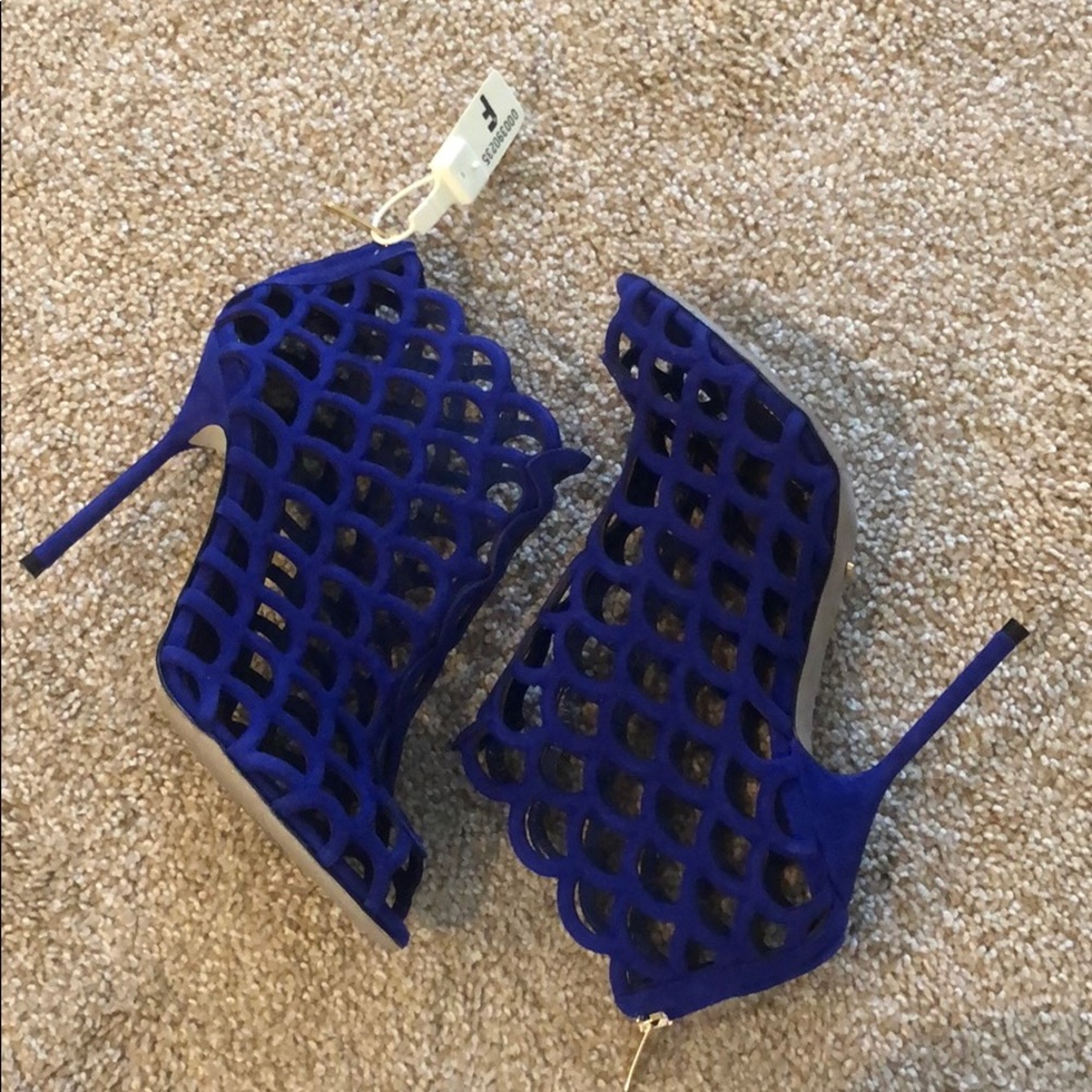 authentic sergio rossi mermaid cage booties